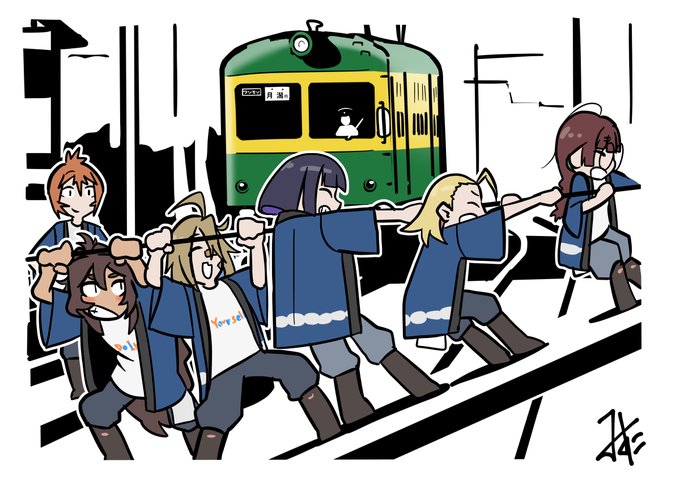 「黒髪 電車」のTwitter画像/イラスト(新着)