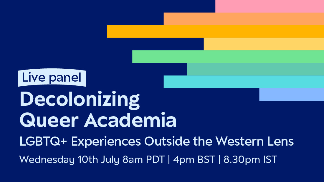 Sage (@sage_publishing) on Twitter photo Join us for a free webinar on July 10 at 8am PDT/4pm BST/8:30pm IST.
“Decolonizing Queer Academia: LGBTQ+ Experiences Outside the Western Lens” will feature Dr. Mikee Inton-Campbell, <a href="/JDanielLuther/">J. Daniel Luther</a>, and Dr. Adnan Hossain.
Register here: ow.ly/KAAm50S7ib3 Join us for a free webinar on July 10 at 8am PDT/4pm BST/8:30pm IST.
“Decolonizing Queer Academia: LGBTQ+ Experiences Outside the Western Lens” will feature Dr. Mikee Inton-Campbell, <a href="/JDanielLuther/">J. Daniel Luther</a>, and Dr. Adnan Hossain.
Register here: ow.ly/KAAm50S7ib3