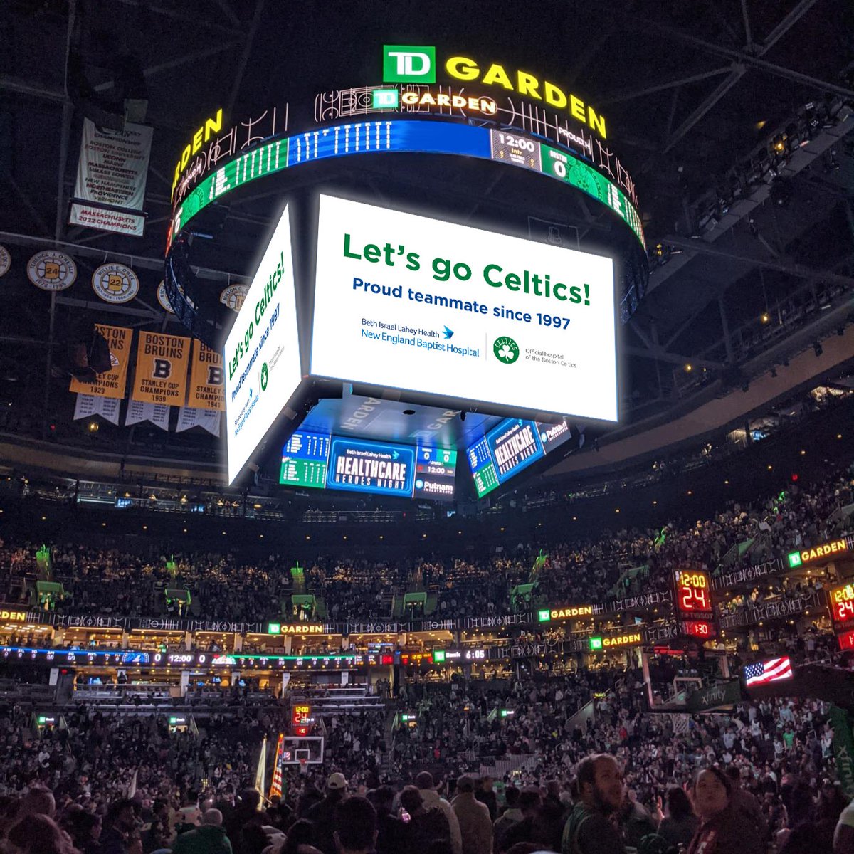 Behind you every step of the way. Let's go get #18. ☘️ #Celtics