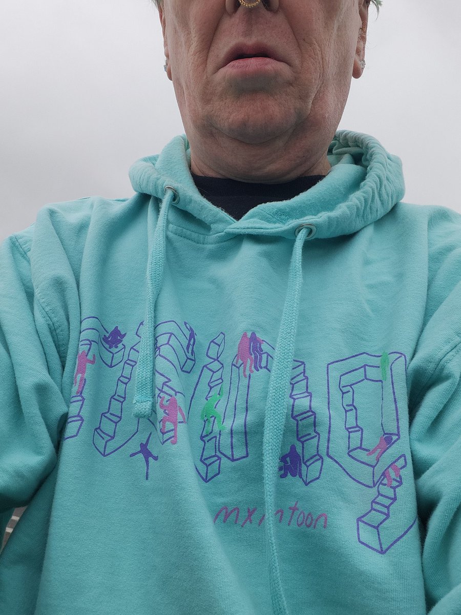 hhawk13's tweet photo. I went to Home Depot to get some water softener crystals. The young woman at checkout said she liked my style with the piercings and the purple on my hoodie. She made my day. I told her so. I told her she was the perfect person to be out front for customer support https://t.co/r3aJLWzbZF