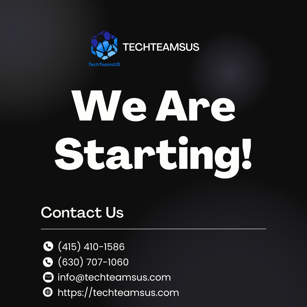 TechteamsUS's tweet image. Join TechteamsUS and start your IT career in just 3-4 months! For Enquiries Contact us on 
📞 (415) 410-1586 
📞 (630) 707-1060 
 ✉  info@techteamsus.com
🌐 techteamsus.com
#LearnPython #LearnSQL #SQLForBeginners #DataWithSQL #PythonCourse #PythonSkills #CodeWithPython