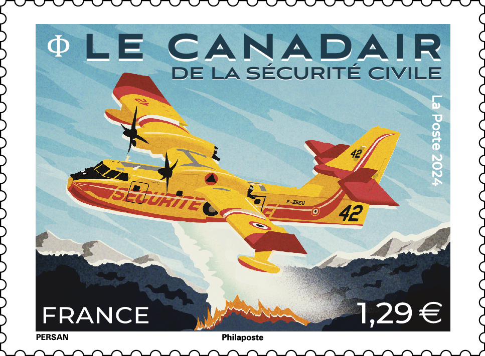 toutsurletimbre's tweet image. 🆕Le 8 juillet 2024, La Poste émettra un #timbre illustré par un #Canadair de la Sécurité civile.

#securitecivile #philatelie #collection 

@SecCivileFrance @Interieur_Gouv @GroupeLaPoste