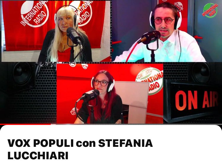 internatradiox's tweet photo. #voxpopuli con STEFANIA LUCCHIARI 

#disabilità #sindromedidown 

https://t.co/XeH6eWUPpA https://t.co/pPnwq0MgIA