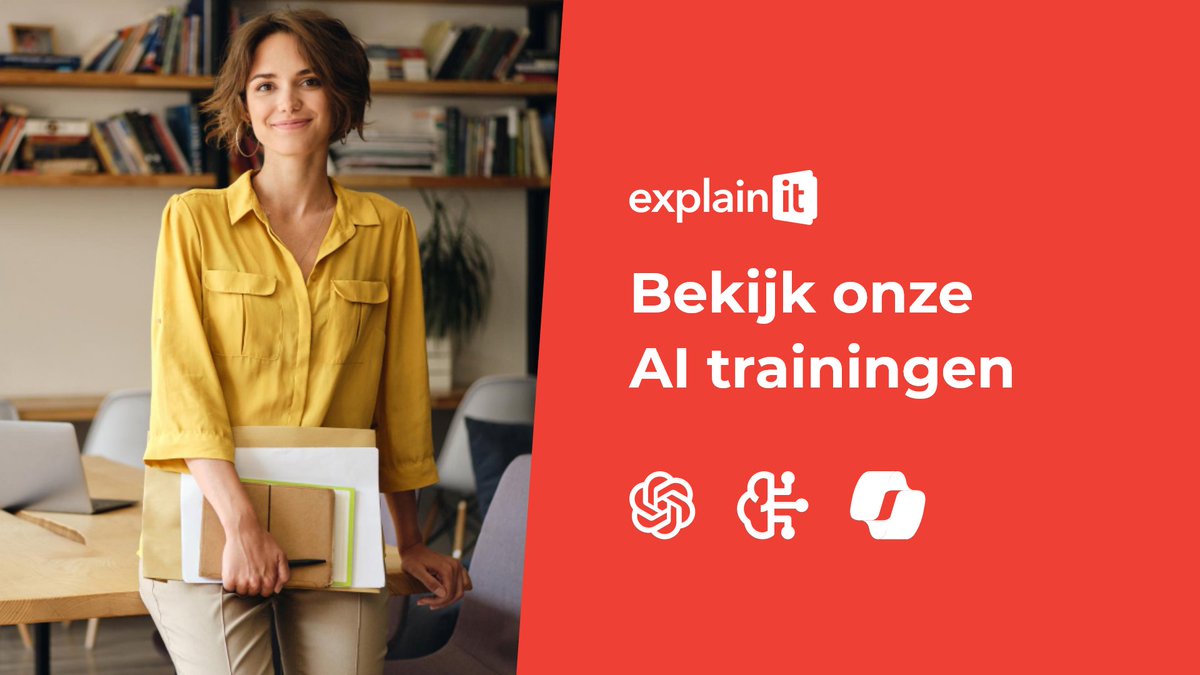ExplainiT_NL's tweet photo. Heb je onze AI trainingen al ontdekt?🤖

Bezoek onze website en ontdek hoe onze AI trainingen je kunnen helpen om te excelleren in jouw vakgebied!👇 

https://t.co/XVmA1DE84Y

#ai #artificialintelligence #aitraining #aicursus #ExplainiT #kunstmatigeintelligentie https://t.co/XcuA9rSzSs