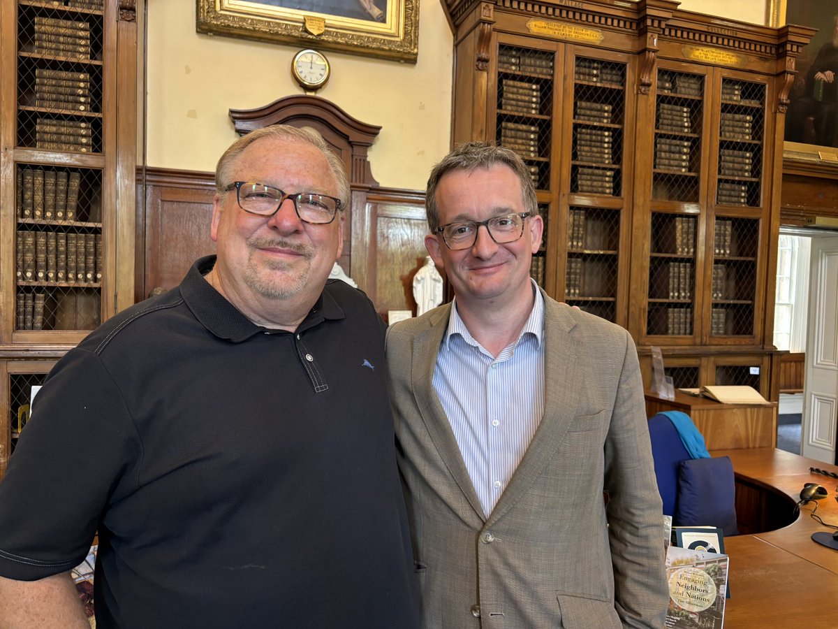 Delighted to welcome <a href="/RickWarren/">Rick Warren</a> to <a href="/UnionTCollege/">Union Theological College</a> today for a surprise visit.  I hope you and your family enjoy your time in Northern Ireland. Thank you for calling in!