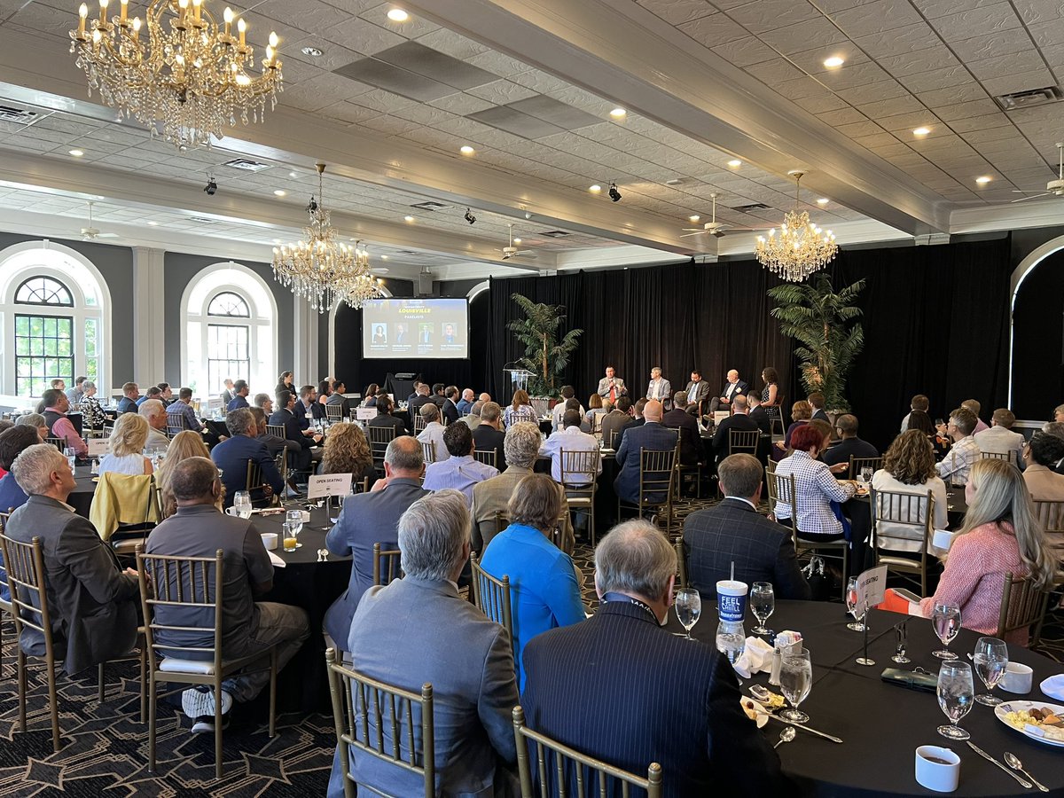 @BFLouSteve (@bflousteve) on Twitter photo It’s a packed house here at The Olmstead for the <a href="/BFLouisville/">Louisville Business First</a> Opportunity #Louisville breakfast. It’s a packed house here at The Olmstead for the <a href="/BFLouisville/">Louisville Business First</a> Opportunity #Louisville breakfast.