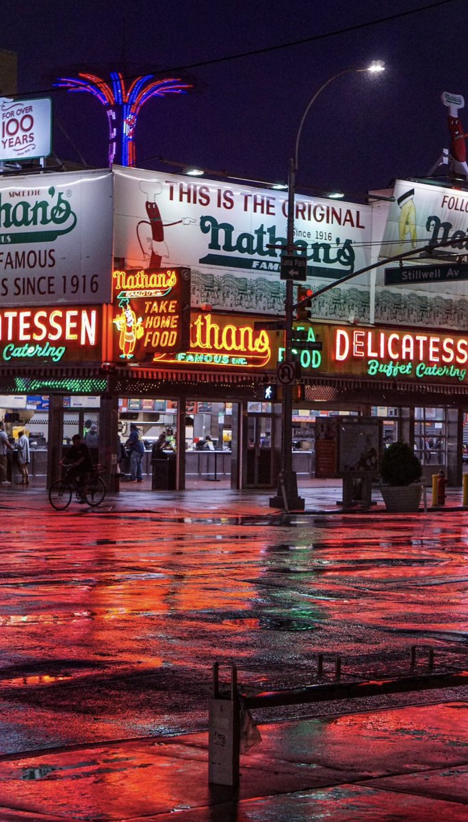 It can't rain all the time ☂️

Please check specific venue hours to see todays operating hours 

#coneyisland