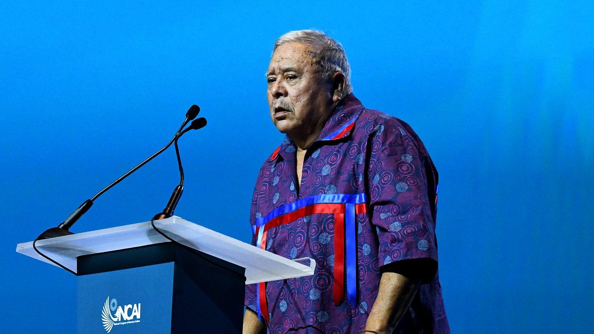 NCAI1944's tweet image. After an incredibly full week packed with federal speakers, panels on issues of critical importance to #IndianCountry, and so much more— we have now reached our Fourth and final General Assembly of #NCAIMY24! 

The meeting has been called to order by NCAI First VP Brian Weeden.