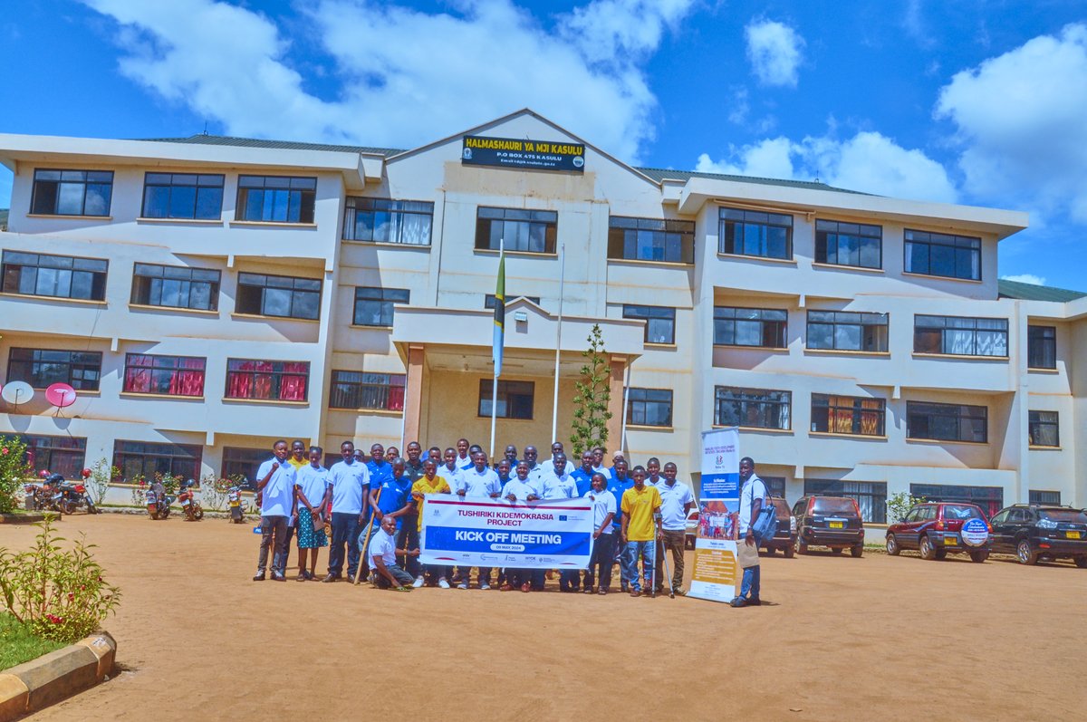 ManlukuI's tweet photo. Tushiriki Kidemokrasia project kick off &amp; advocacy meeting.

Advocating for an active and democratic participation of youth with disabilities in decision making processes and bodies in Tanzania.

Thanks @EuropeanUnion12 WYDE, ALDA @EPDeu @elbarlament @peopleinneed_sk https://t.co/gi96HA43e6