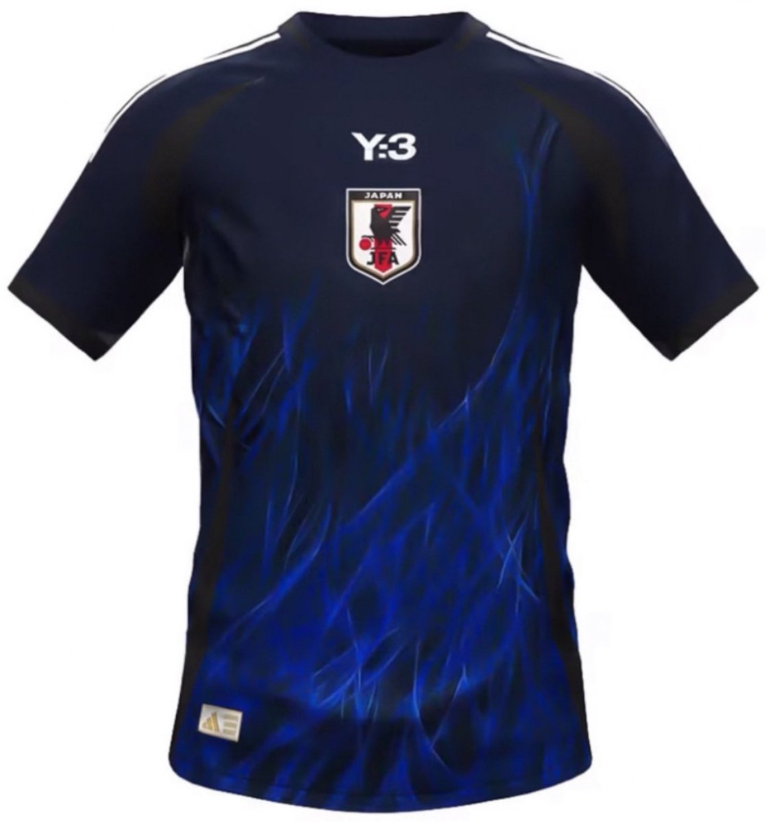 shi_shang_'s tweet photo. 【速報】日本を代表するファッションデザイナー山本耀司(80)、サッカー日本代表チームのウェアをデザイン。カラーはブルーからネイビーへ変更、2024パリ・オリンピックで選手が着用へ。来月、渋谷はネイビー一色に染まる予感。ヨウジ素敵。 https://t.co/yoww9XLbUt