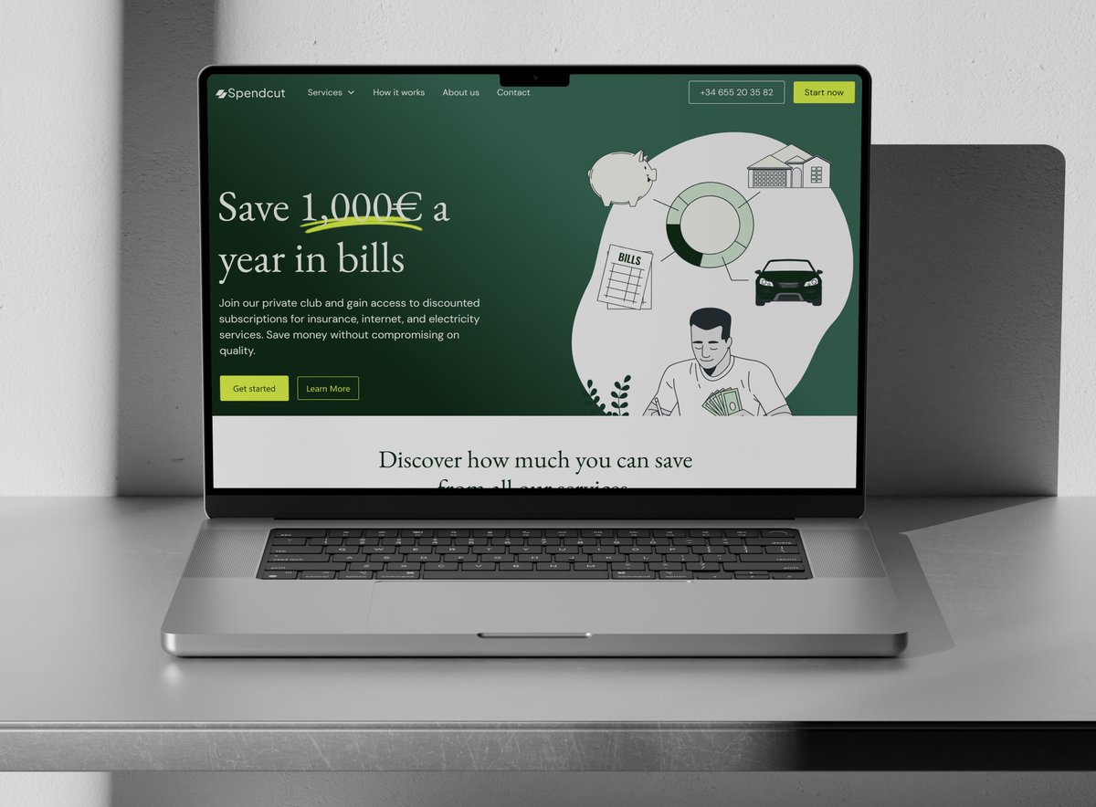 I've just wrapped up the branding, design, and development of a new website for Spendcut, a subscription service offering users access to discounted subscriptions for insurance, internet, and electricity services for a small monthly fee. bit.ly/4e8zJd8

#webflow #figma