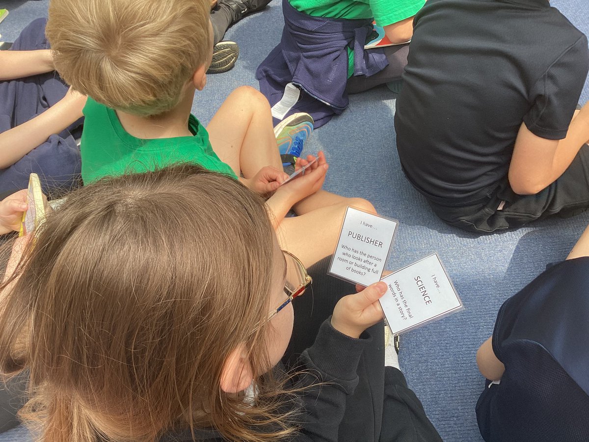 In the library today, we have played I have, who has…?