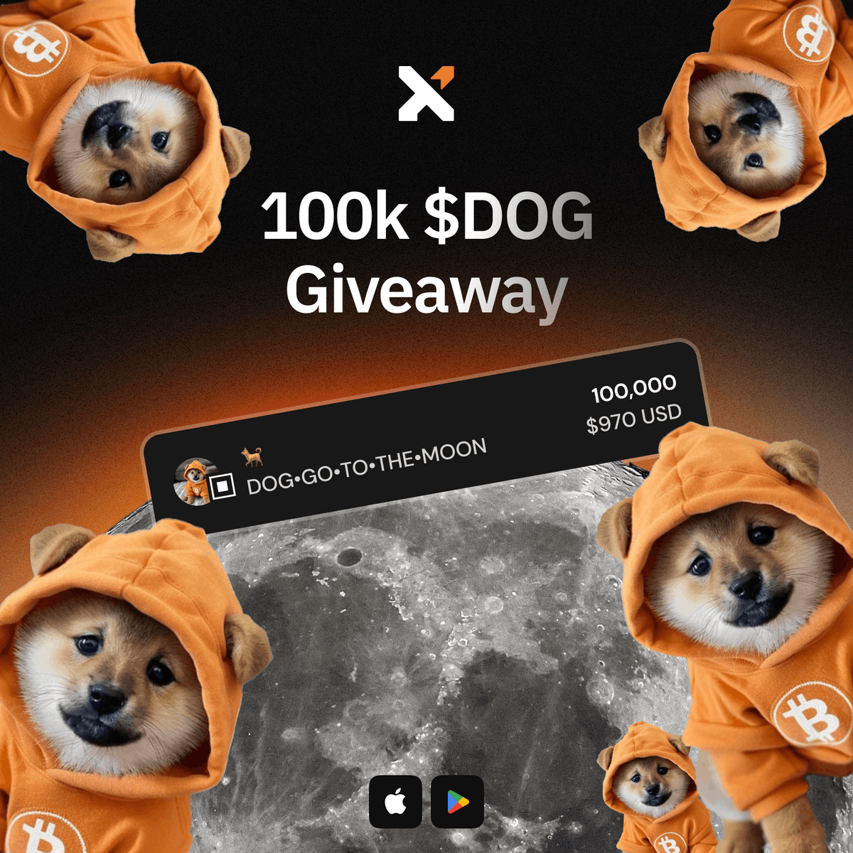 🐕 100k $DOG GIVEAWAY 🐕

🎉 We’ve just updated our mobile app with NEW runes features you've been asking for!

➡️ We’re so excited, we're giving away 100k $DOG!
⏰ 24hrs, one winner!

1/ Instructions on how to enter ⤵️