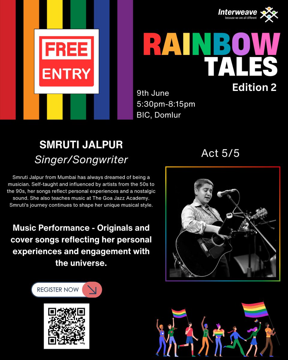 interweavein's tweet image. Artists of Act 5/5 Music - Rainbow Tales Edition 2
#Rainbowtalesedition2 #pridemonth #interweave #freeentry