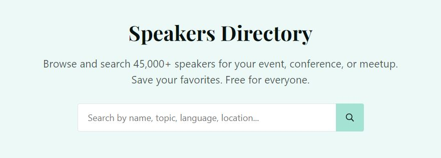 Our Speakers Directory has reached 45,000 speakers! 2,000 more in under a month, and a lot of positive feedback. Glad you like it!
sessionize.com/speakers-direc…