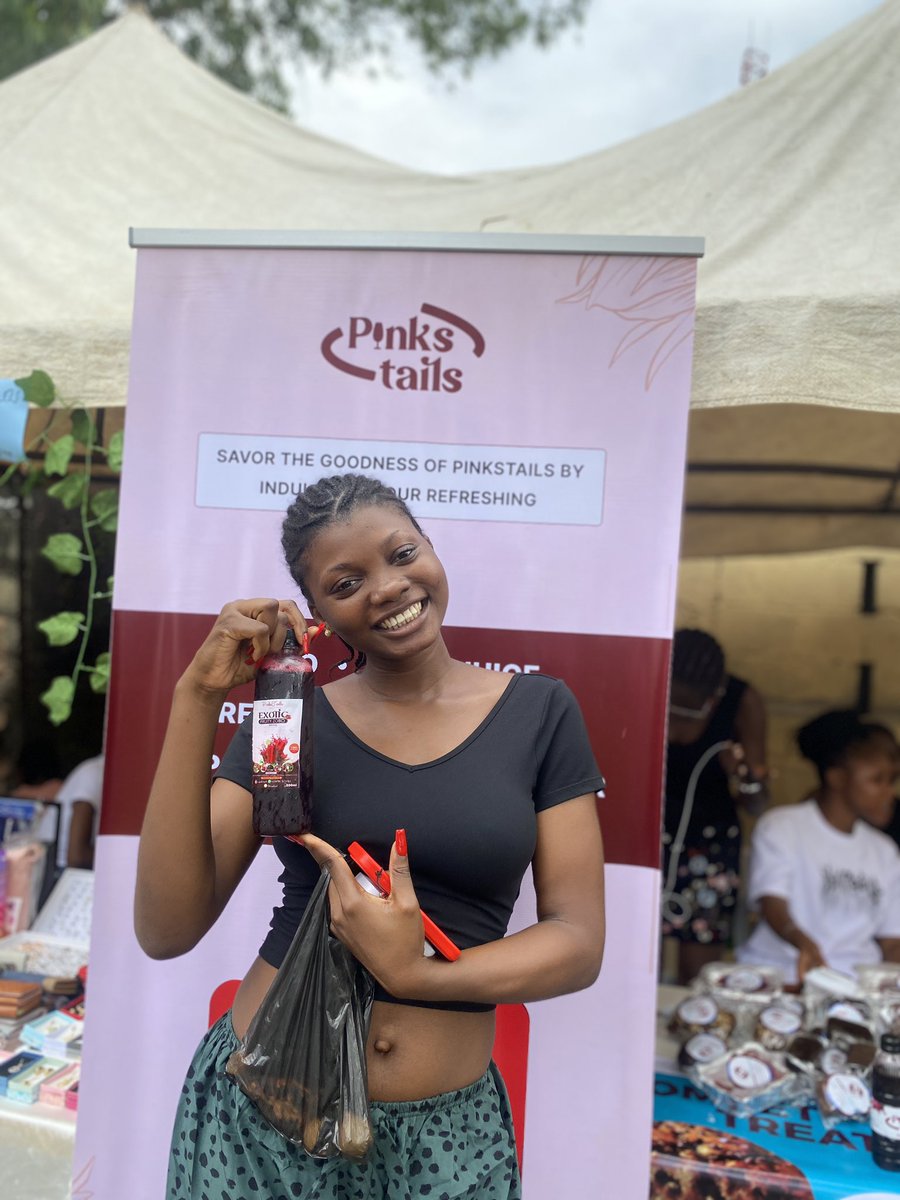 Pinkstails_ng's tweet photo. Don’t forget stop by our stand for chilled Pineapple juice and fruity Zobo to help you cool down at the Rave.☺️

@Simifoodies @miss_she_du @Rene_noire https://t.co/MwQaOiVHPL