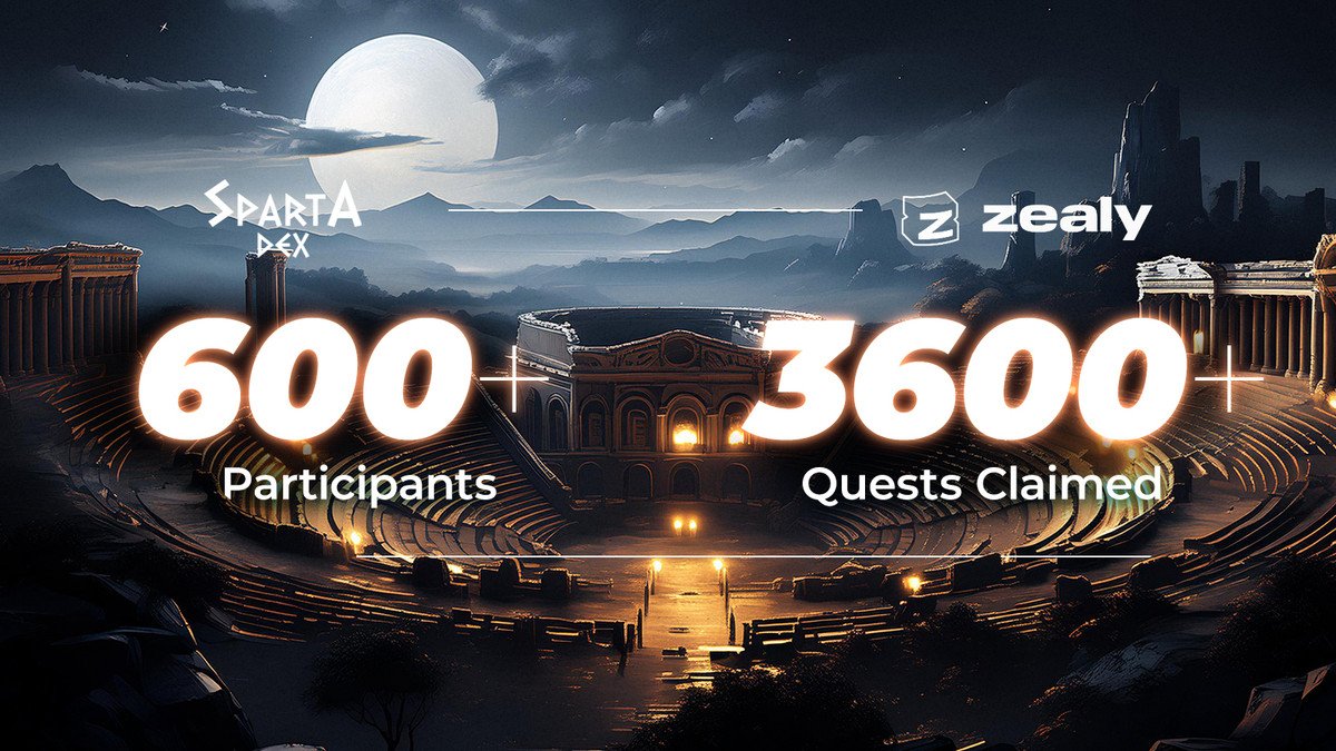 Last Call: Secure Your Guaranteed IDO/Private Ticket! ⚔️

- 600+ Spartans joined
- 3600+ Quests Claimed
- Cash prizes (for the TOP 25)

Join now and get your sport! 👇
zealy.io/cw/spartadexio