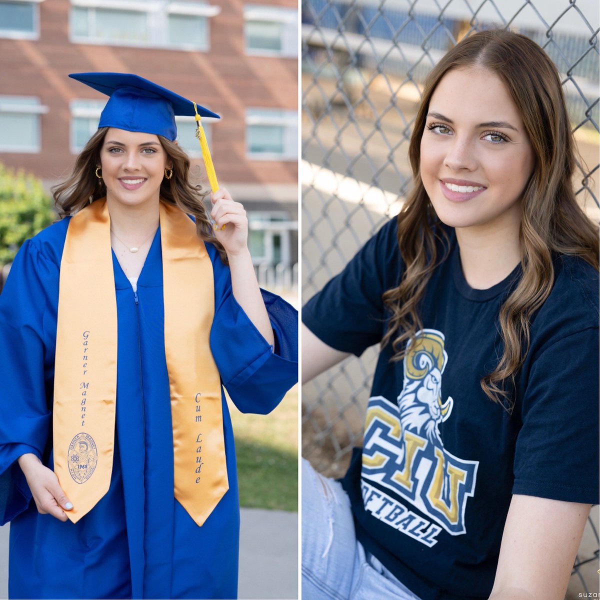 Today she turns that tassel &amp; goes from a Trojan 💙💛 to a Ram 💛🤍 So excited for her &amp; all her c/of 2024 classmates! Much accomplished &amp; much to be proud of these last 4 years, Raleigh!! Well done! CIU, here she comes!! You’re getting a great one! #next4