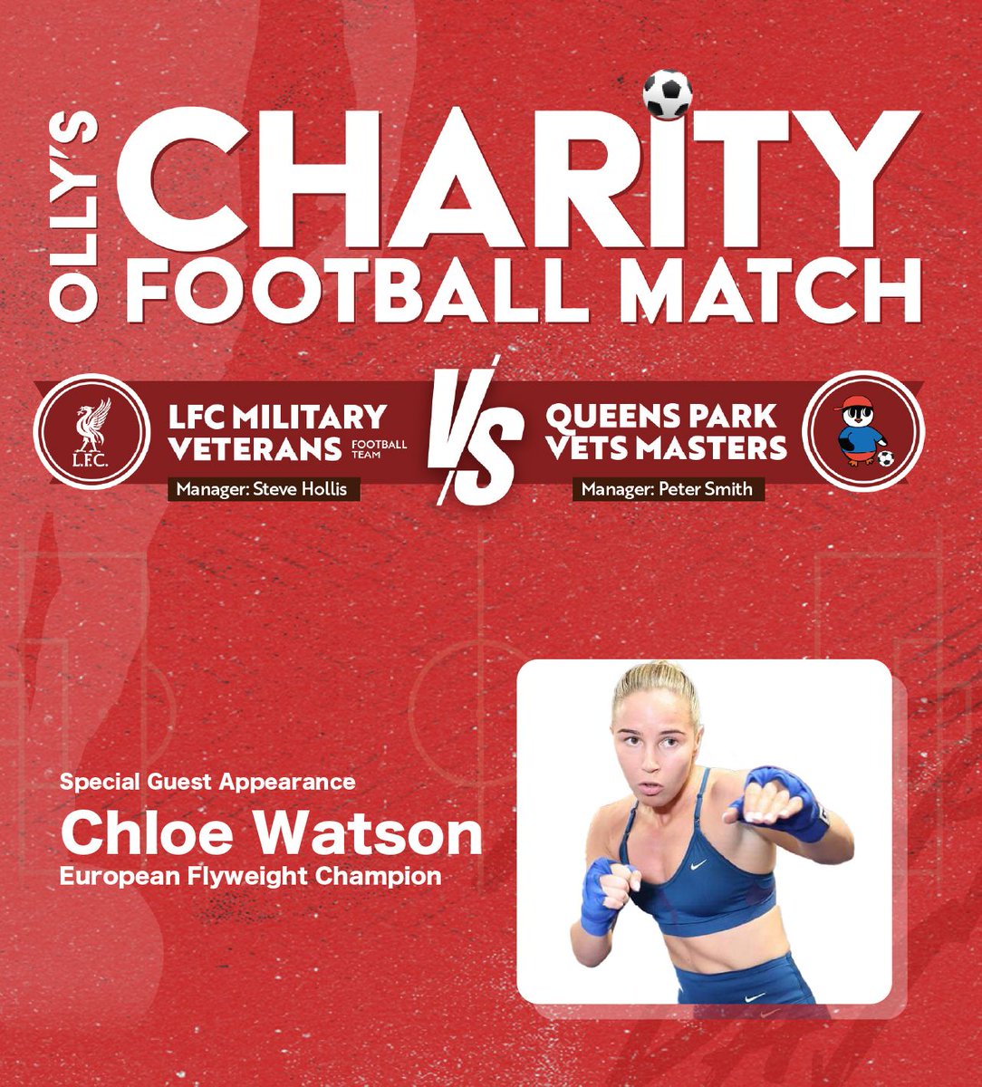Purchase Tickets: buff.ly/3yCu5jg

OLLY's Charity Football Match - 27th July - Kick Off: 3:15 PM.
Tickets £3 for adults £1 for children.

More about our BIG event here: buff.ly/3R2oNUG

#Football #CharityMatch #OLLY