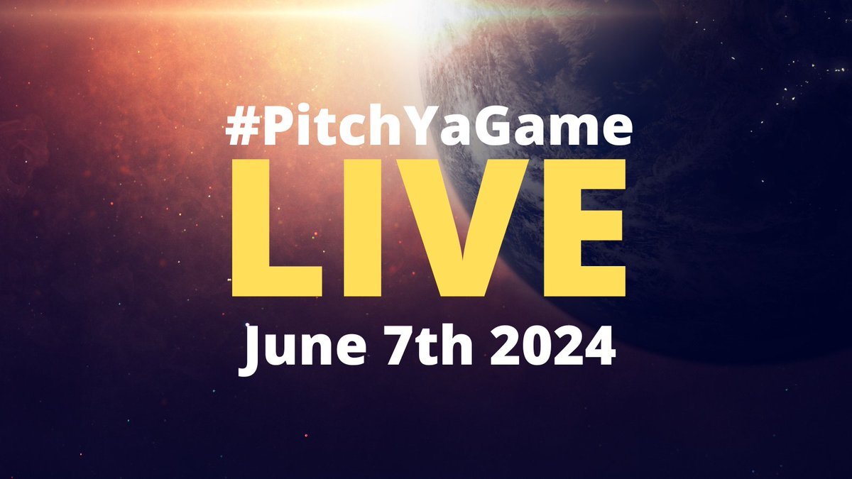 IndieGameLover's tweet photo. Hey, #IndieDev - a reminder that the free #PitchYaGame event is tomorrow!

⏰ Participate on June 7, 2024 

👉 Details at https://t.co/fJT1KyHoH7 

#GodotEngine #UnrealEngine #MadeWithUnity #PixelArt #IndieGame #IndieGames #GameDev https://t.co/JKiWbmqV0V