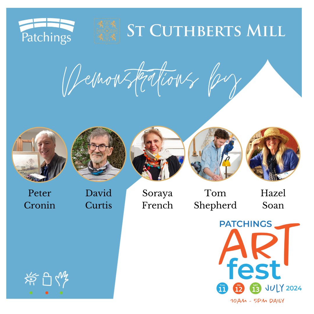 Patchings ARTfest @patchings_art is a leading UK celebration of art! Now in its 31st year, the festival takes place on 11-13 July 2024. Advanced TICKETS are available:
patchingsartcentre.co.uk/patchings-fest…
#stcuthbertsmill #stcmill #filagroup #patchartfest24