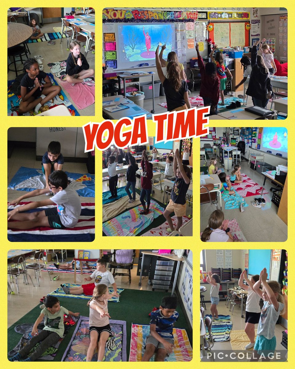 Happy Quiet Day! The All Stars started their day with some yoga time! #frsd <a href="/CopperHillES/">Copper Hill</a> <a href="/MrsServetnick/">Mrs. Servetnick</a> #CHProud #abccountdown