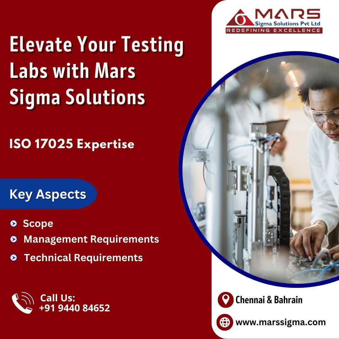 MarsSigma's tweet image. 🚀 Check out Mars Sigma Solutions for all your scope management and technical requirements. Elevate your testing labs with our ISO 17025 expertise and key aspects that will set you apart from the competition
#MarsSolutions #TestingLabs #ISO17025Expertise 🌟🔬