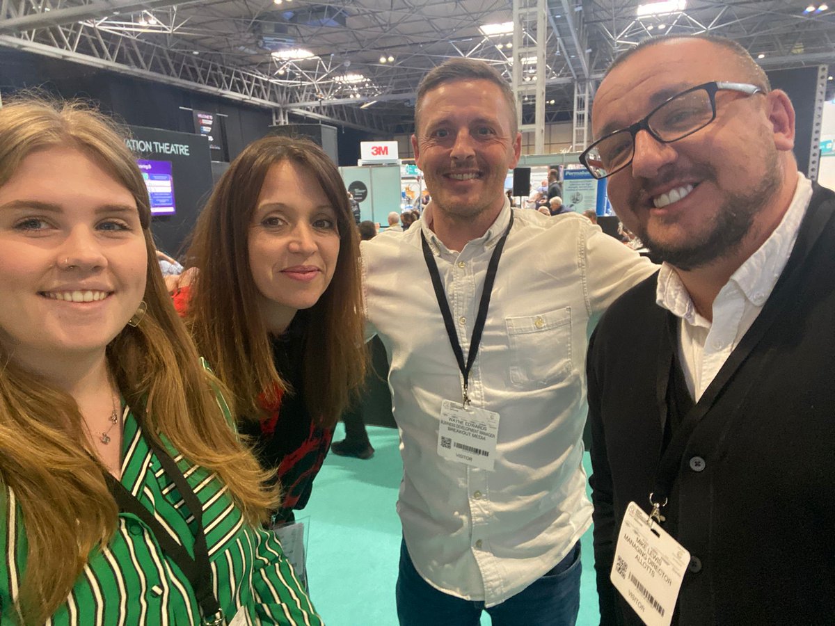 The Allotts team are enjoying their day at the Smart Manufacturing &amp; Engineering Week!

#SmartManufacturing #Engineering #SMEW24