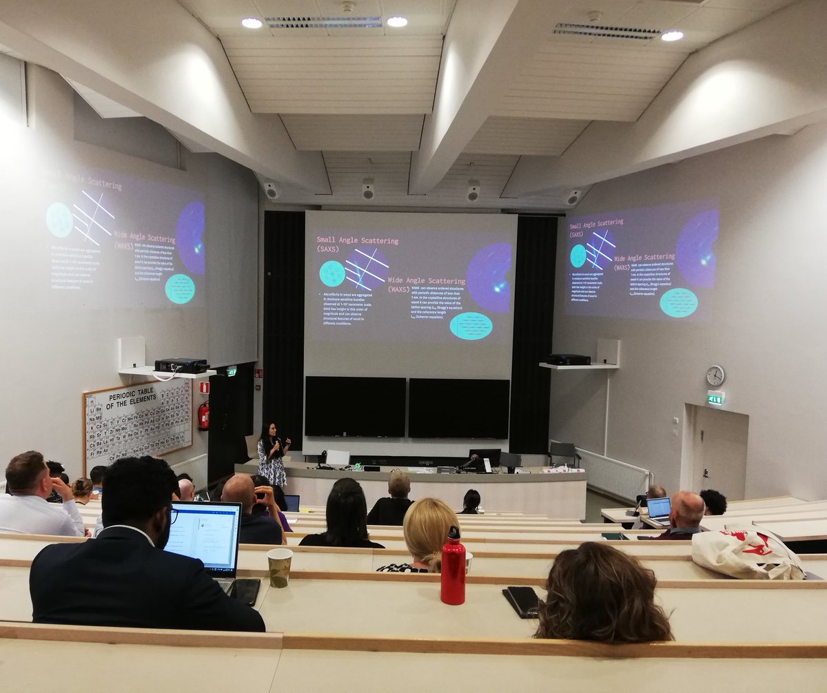 Biobased Materials Structure group (@biomatstructure) on Twitter photo Our PhD student Enri presented her innovative ways to analyse X-ray scattering data from wood and plant structures using machine learning in the annual seminar of the Department of Bioproducts and Biosystems <a href="/AaltoUniversity/">Aalto University</a>. 🌲🌿☢️🖥️#NNxWOOD Our PhD student Enri presented her innovative ways to analyse X-ray scattering data from wood and plant structures using machine learning in the annual seminar of the Department of Bioproducts and Biosystems <a href="/AaltoUniversity/">Aalto University</a>. 🌲🌿☢️🖥️#NNxWOOD