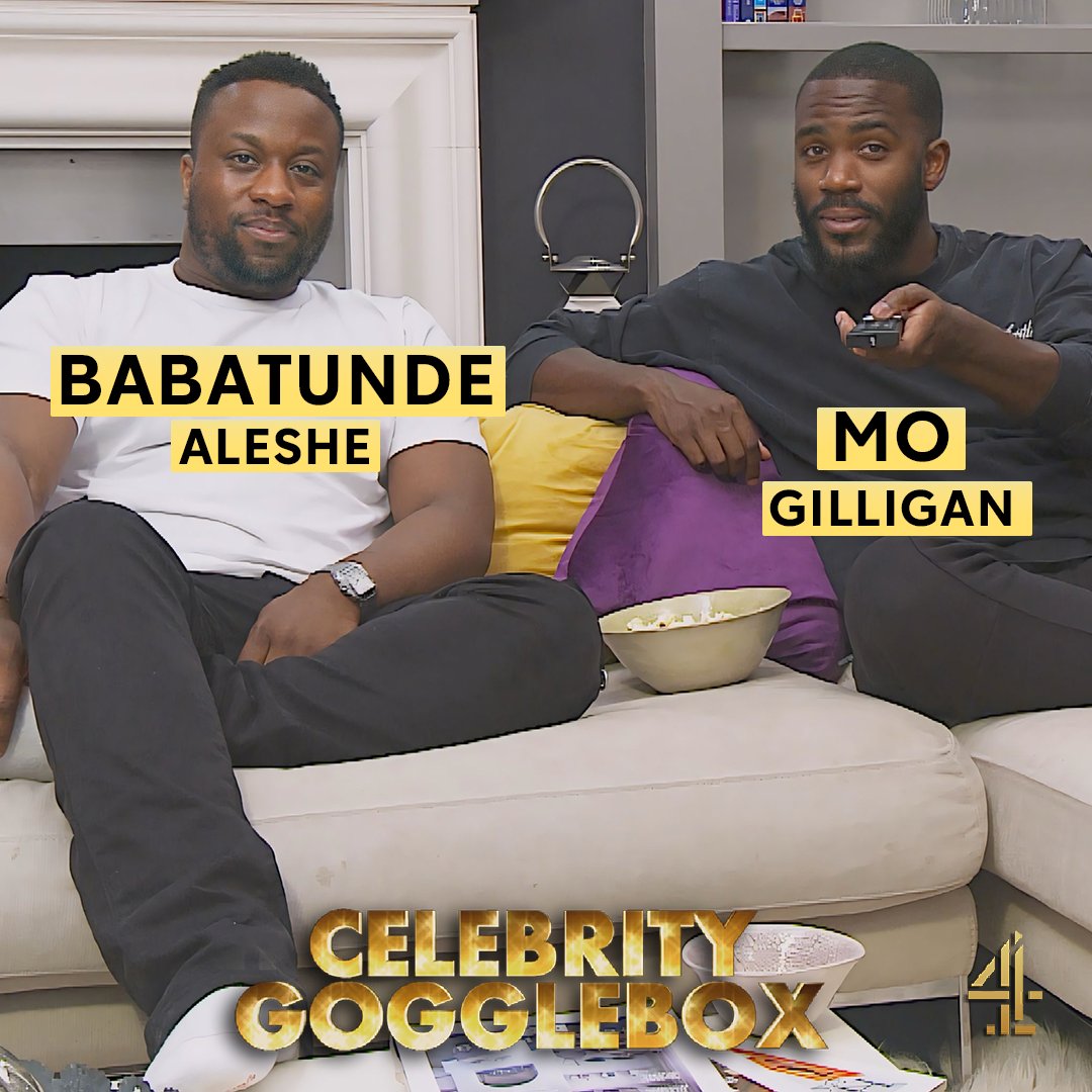 C4Gogglebox's tweet image. Ready for more returners? 😎

⭐️ @mothecomedian &amp;amp; @BabatundeComedy
⭐️ @therealgokwan &amp;amp; @Fearnecotton
⭐️ @Rylan &amp;amp; Linda 

Tomorrow at 10.10pm, @channel4 🤩  

#CelebrityGogglebox