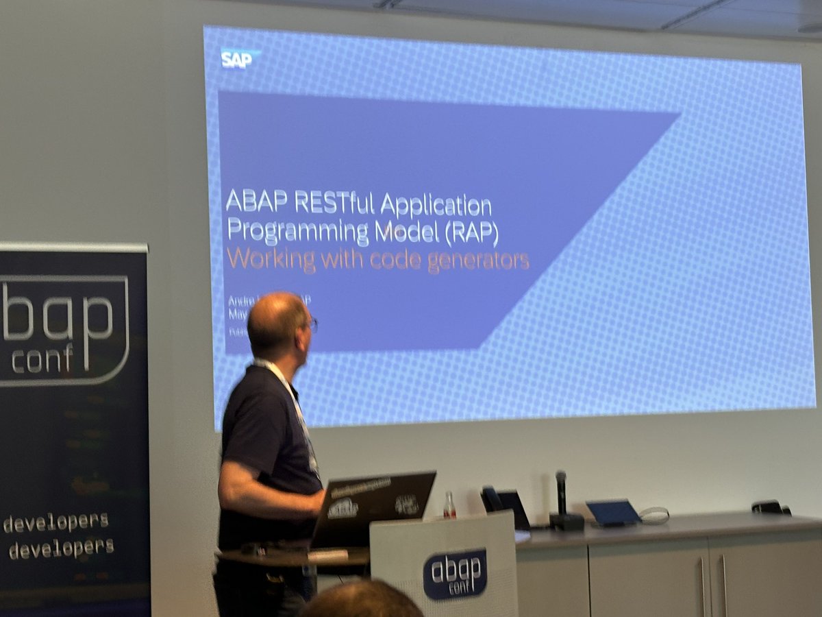 fabiopagoti's tweet photo. @anfisc (aka the #ABAP Noah) has announced the second Deluge in #Fiori development
First #SEGW was vanished and now #SM30 should be gone.
I am afraid many people will succumb.
Please enter in the arc of using Business Configuration Management and Code Generators
#ABAPConf https://t.co/QwRpZMZ6Iq