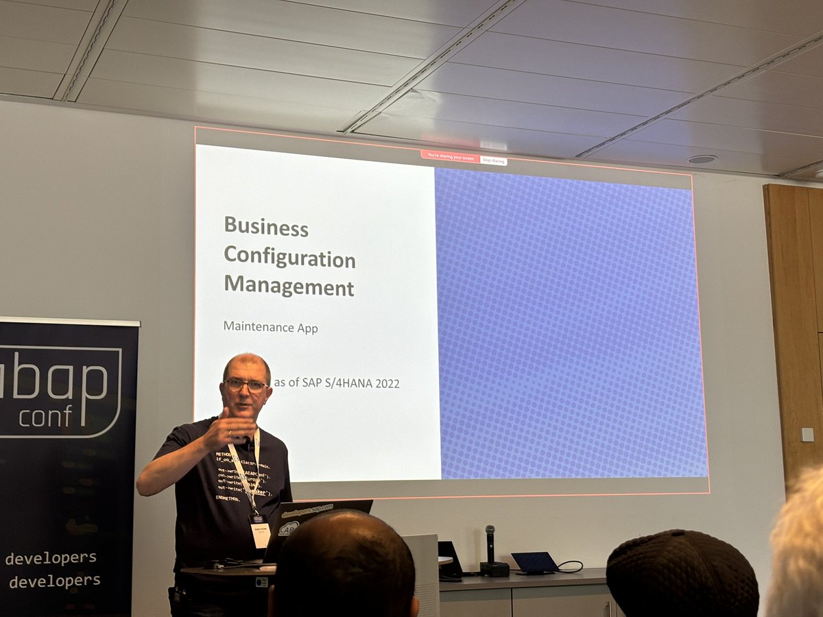 fabiopagoti's tweet photo. @anfisc (aka the #ABAP Noah) has announced the second Deluge in #Fiori development
First #SEGW was vanished and now #SM30 should be gone.
I am afraid many people will succumb.
Please enter in the arc of using Business Configuration Management and Code Generators
#ABAPConf https://t.co/QwRpZMZ6Iq