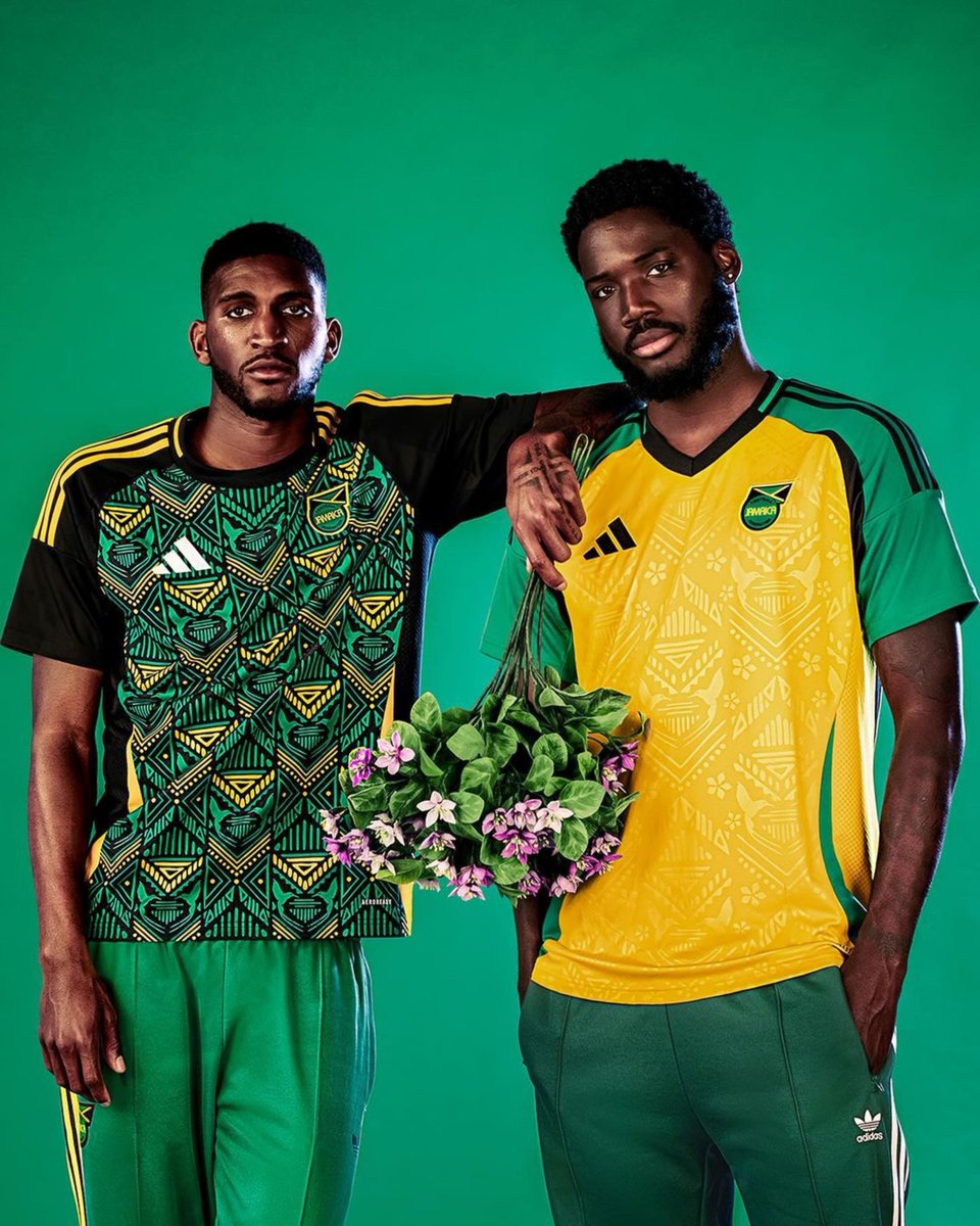 Addidas releases the 24/25 Jamaica home and away kits, and the pre-match jersey 🇯🇲