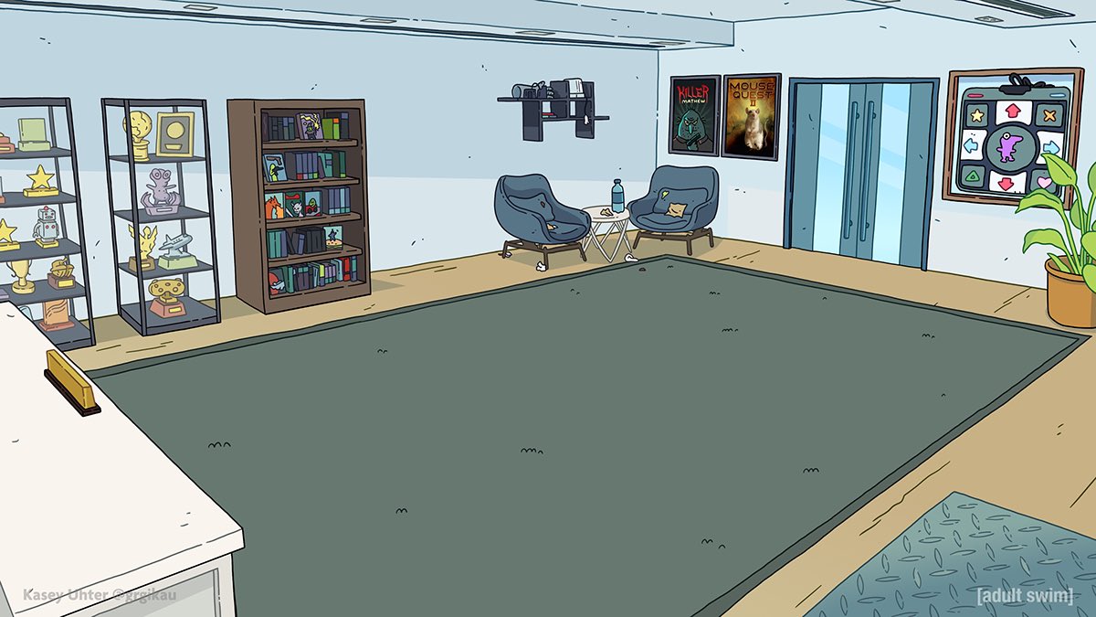 「Backgrounds I designed and painted for #」|Kaseyのイラスト