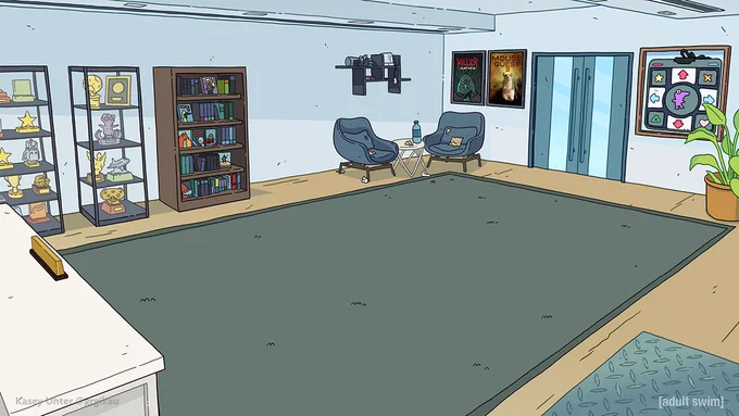 Backgrounds I designed and painted for #SmilingFriends s2 episode 1! 