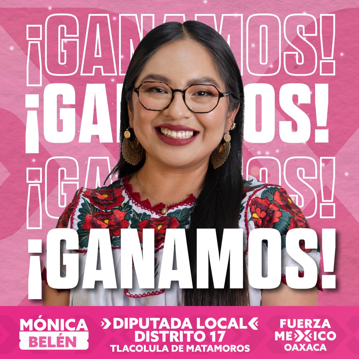 PETEOOAX's tweet photo. ¡Tememos voz y voto en el Congreso con Mónica Belén López Javier!
Hoy inicia la construcción del 2o piso de la 4Transformación, enhorabuena a nuestra candidata a Diputada Local por el Distrito 17 - Tlacolula de Matamoros, vamos con fuerza a transformar Oaxaca. ¡Ya Ganamos!
#FXMO https://t.co/CxXGduYE0w