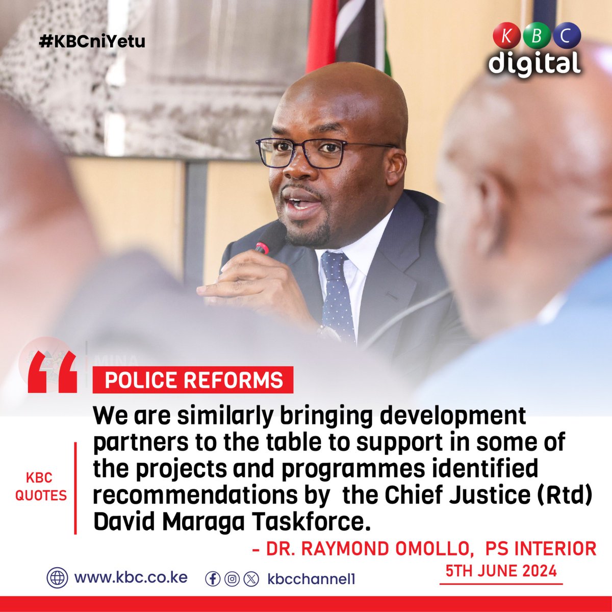 Muthoni_Maina_'s tweet photo. Logistical capability improvements will ensure that officers have the tools and resources they need to perform their duties effectively, enhancing service delivery.
Maraga Taskforce Report
Raymond Omollo
#SecurityReformsKE https://t.co/7hXS6W55t2