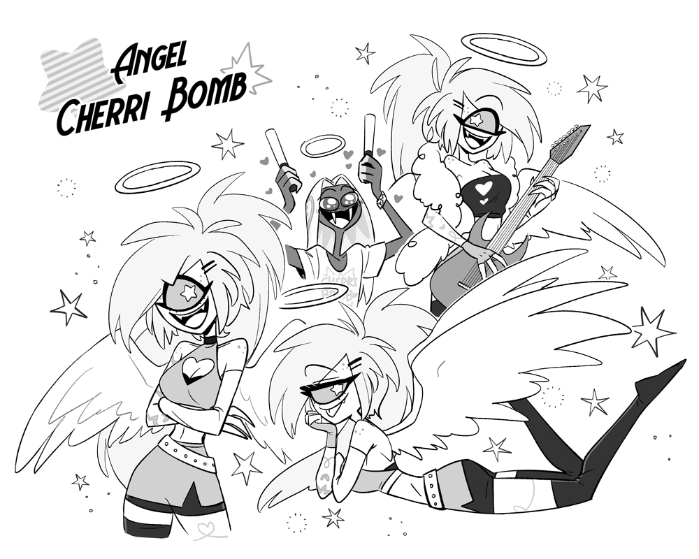 🪽🍒
#HazbinHotel #Cherrisnake #CherriBomb 