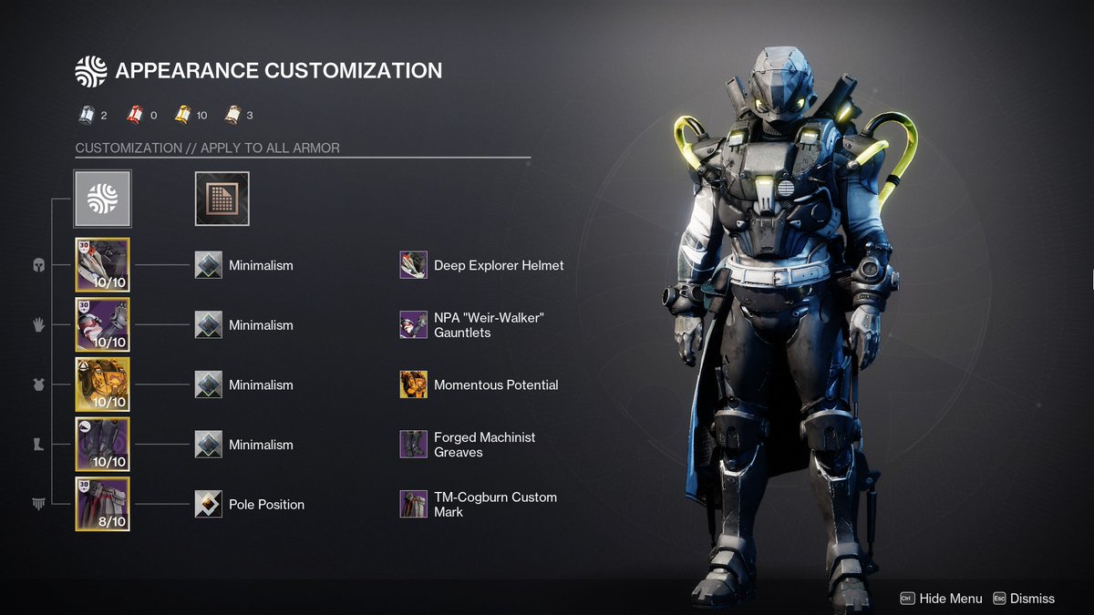 Funkedude5's tweet photo. new fit for the new titan exotic #destiny2 #destinyfashion #destinythegame @Aztecross https://t.co/NHusT0zR4m