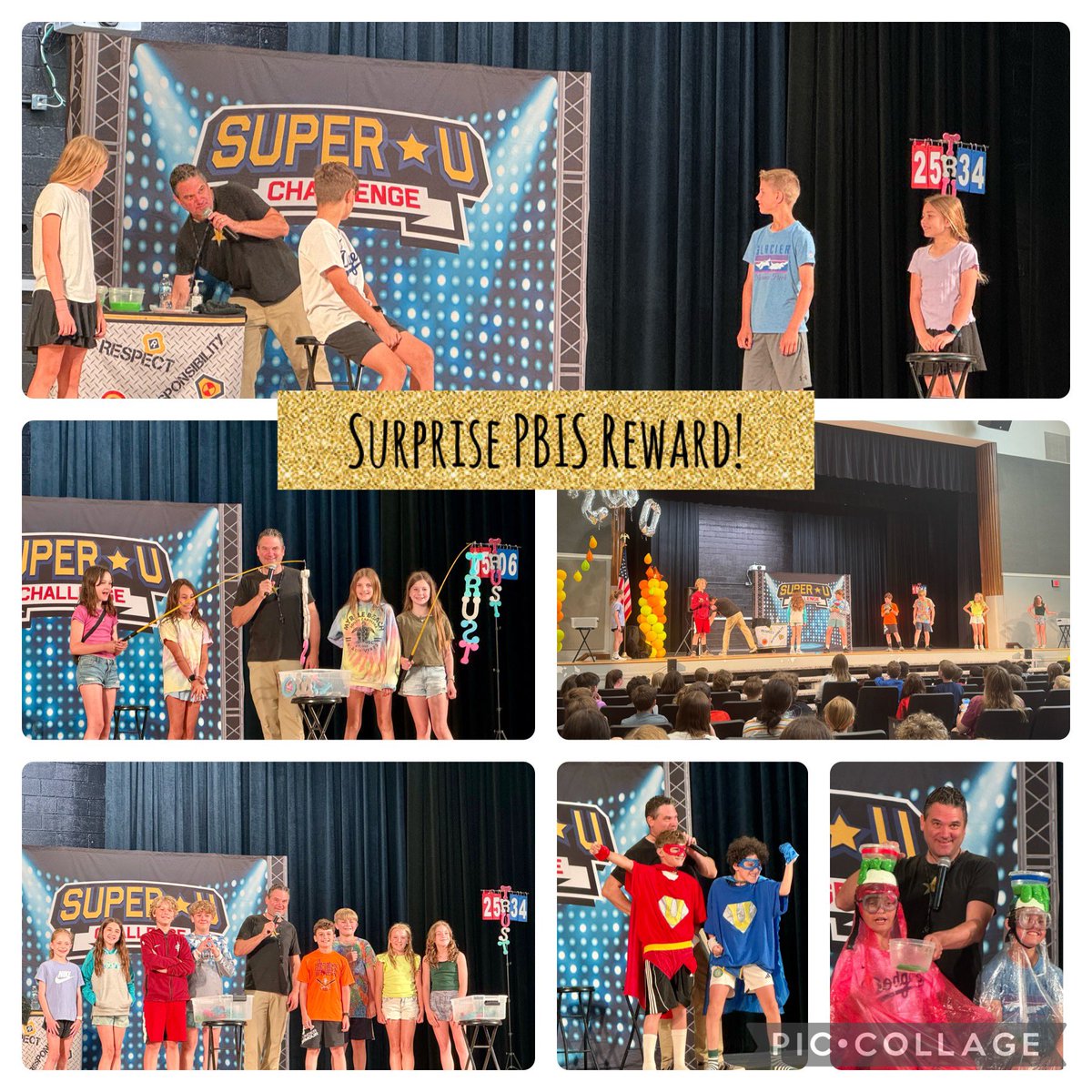 What a fun thing to do at the end of the school year! We had a surprise PBIS assembly for our kiddos! This brought back old school Nickelodeon vibes of Double Dare and other fun game shows!! #cftogether #cfevs #thisischagrin