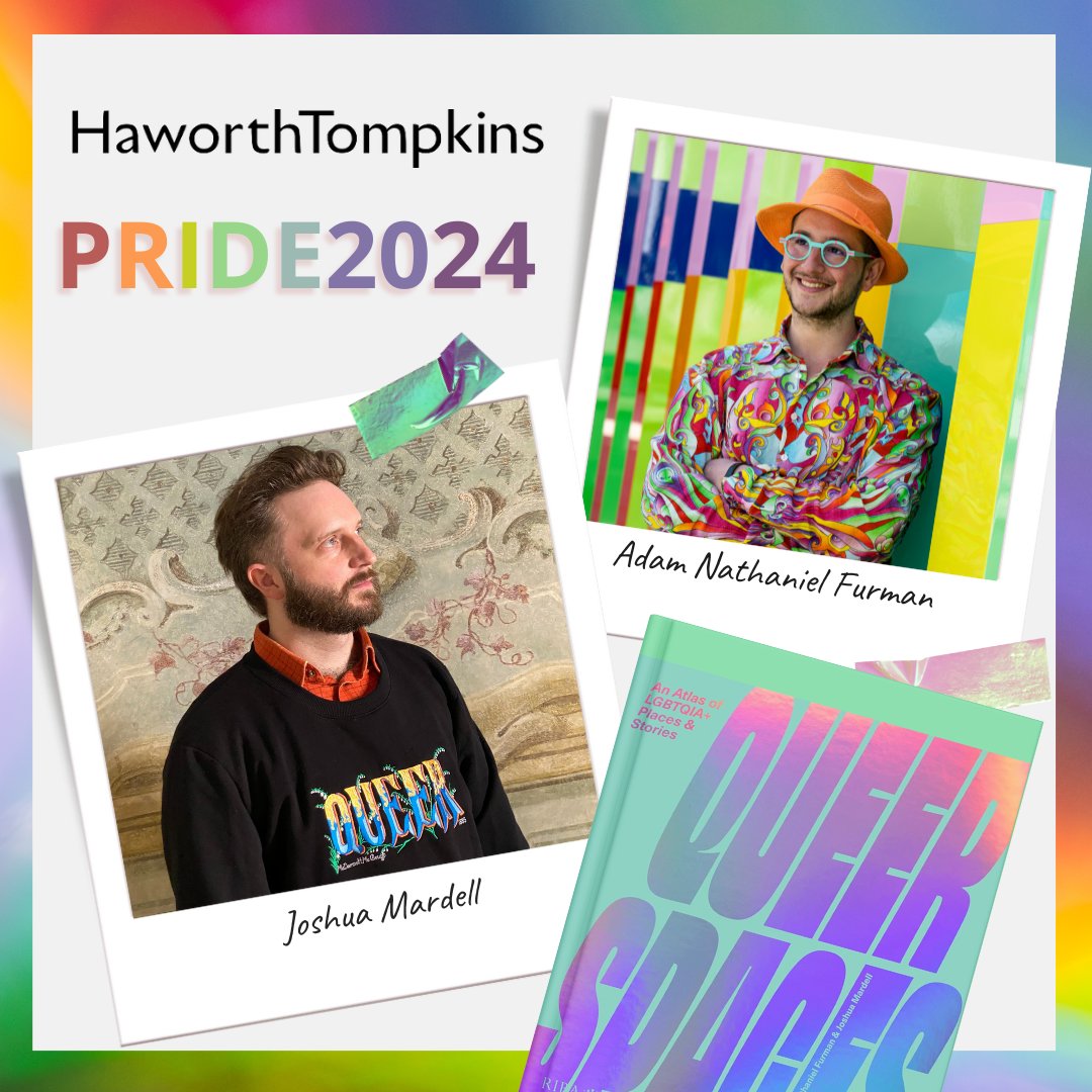 haworthtompkins's tweet photo. Queer Spaces: Adam Nathaniel Furman &amp; Joshua Mardell in discussion @ HT studio 12 June 1pm - Limited number of tickets available 
https://t.co/TiRfjDukaw… 

#HaworthTompkins #Pride2024 #QueerSpaces https://t.co/Ulq5zpDIyi