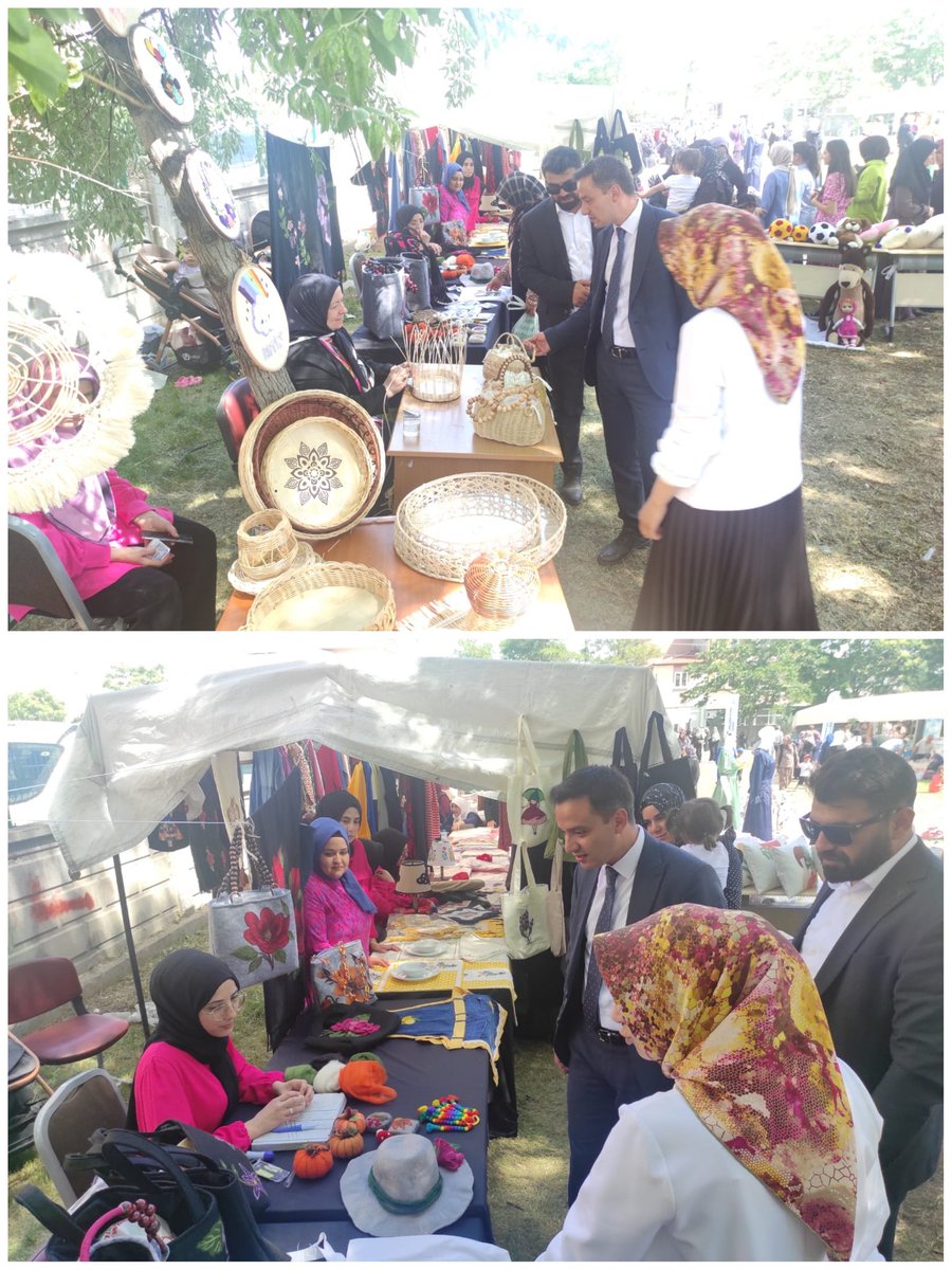 TC_Eskil's tweet photo. 📌KERMES VE YIL SONU SERGİSİ

Kaymakamımız Sn. Sait Muhammed BİLGİN, Hayat Boyu Öğrenme Haftası etkinlikleri kapsamında, Eskil Halk Eğitim Merkezi Müdürlüğü tarafından düzenlenen kermes ve yıl sonu sergisine katılarak emeği geçen kursiyer ve usta öğreticilerimize teşekkür etti. https://t.co/csJZkTCB1G