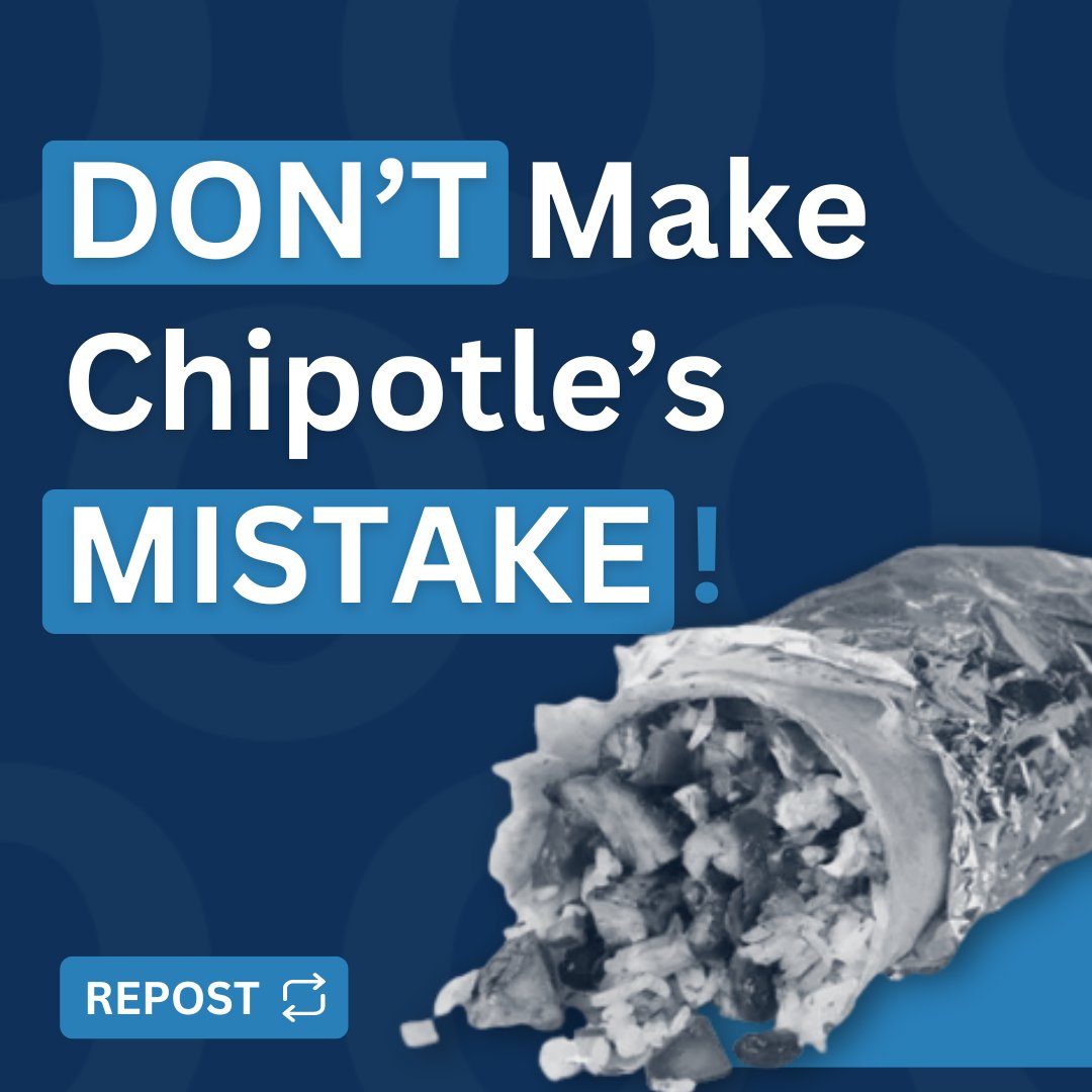 The recent Chipotle controversy is a huge wake-up call for business owners. Your customers are the heartbeat of your business!  Prioritize their needs, listen to their feedback, and engage with them genuinely. 
#smallbusiness #publicrelations #marketing #customerservice