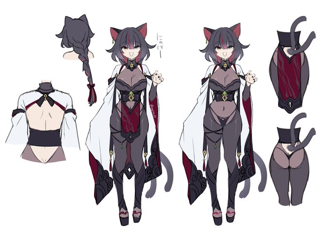 敵としては可愛くしすぎてボツになるので供養 