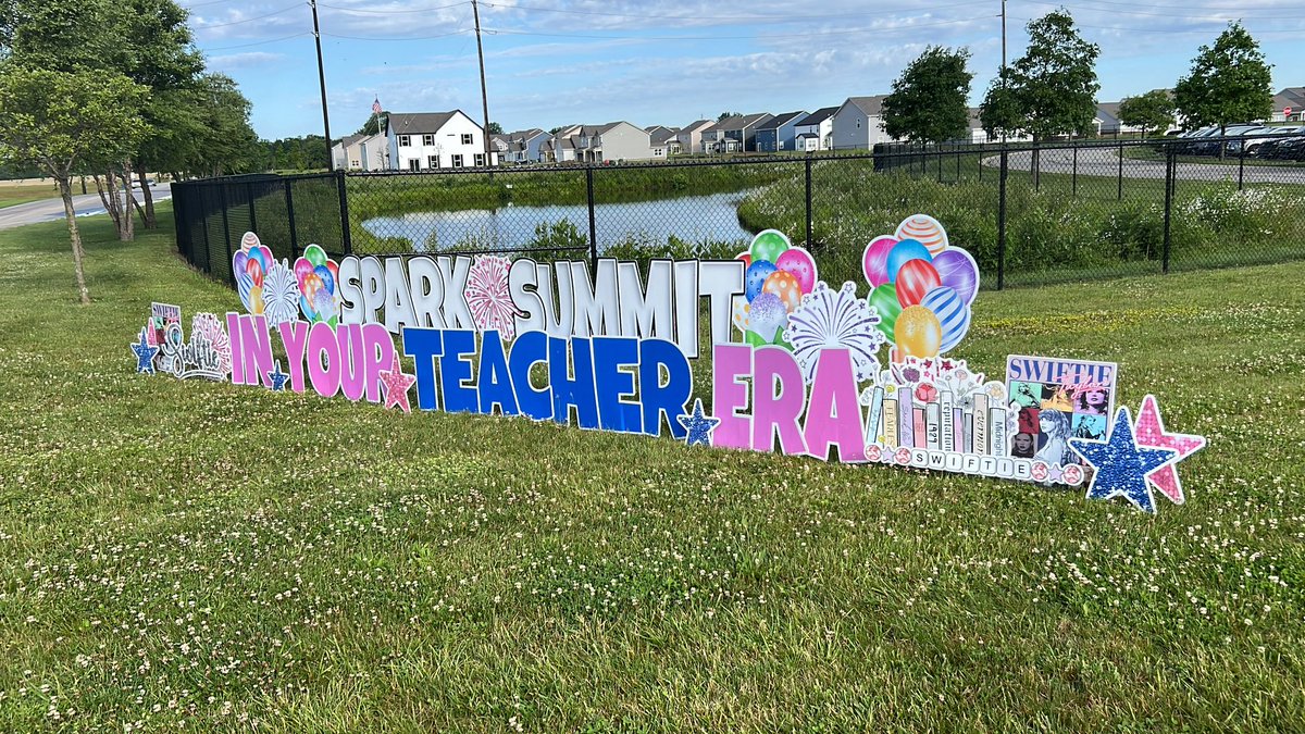 rhsteach's tweet photo. A conference that speaks to me- dare I say it Speaks Now? #spark24 #sparksfly https://t.co/p986ZOloC1
