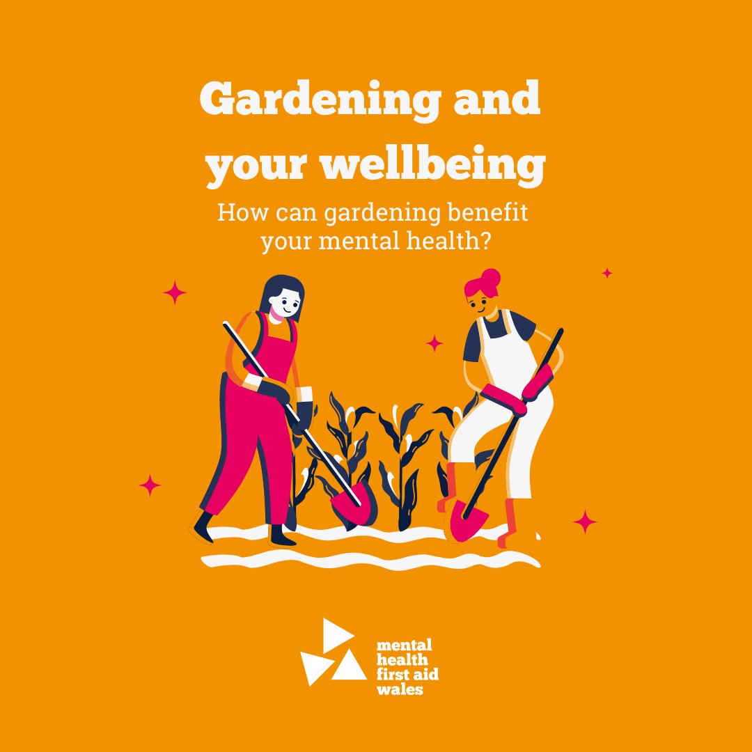 Gardening can have many different benefits on your mental health and well-being:

🌿 Connects you to nature
🧤 Provides physical exercise
 ⭐Gives a sense of structure to your day
✅ Provides you with a sense of achievement
💡 Can help to express yourself through creativity