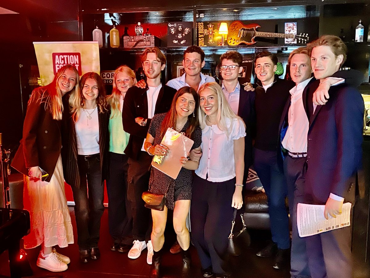 ActionforAT's tweet photo. Huge congratulations to the @QuestLondon students for delivering a fantastic event at @100WardourSt last night. Thanks to their efforts &amp; the generosity of the guests, £13,000 was raised for more research into A-T.   #futureleaders #teamwork #fundraising #medicalresearch https://t.co/Q8MAGzkGzV