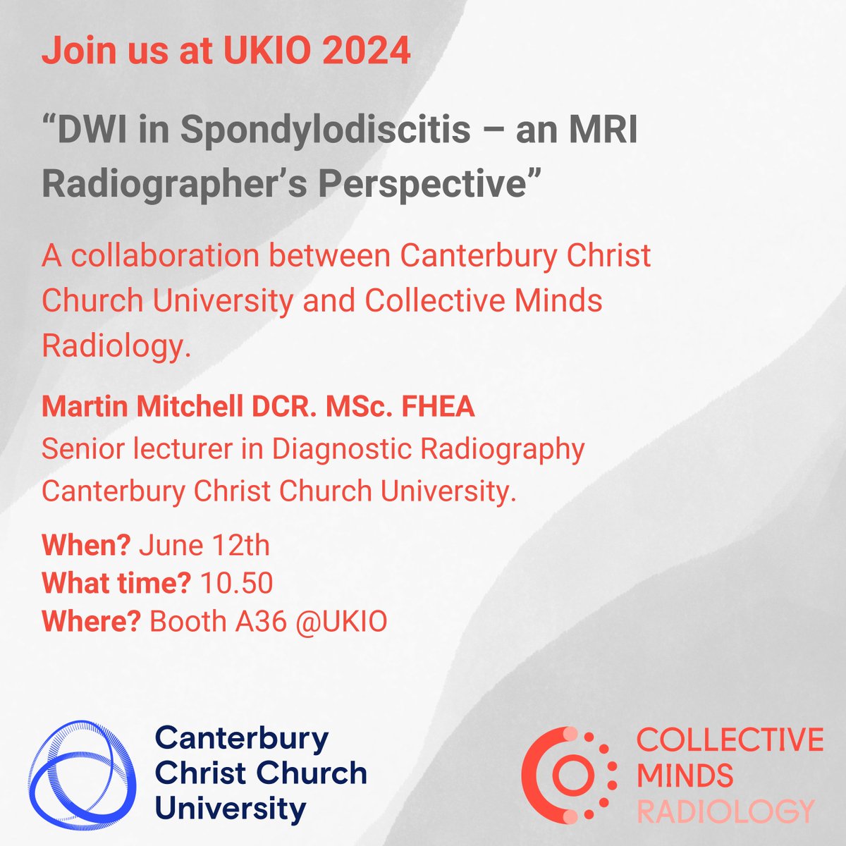 Collective Minds Radiology is thrilled to announce our collaboration with Martin Mitchell DCR. MSc. FHEA at this year's UKIO conference! 🤝
#CMRAD #collectivemindsradiology #radiology #medicalimaging