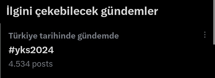yok hiç ilgimi çekmedi görmek istemiyorum #yks2024