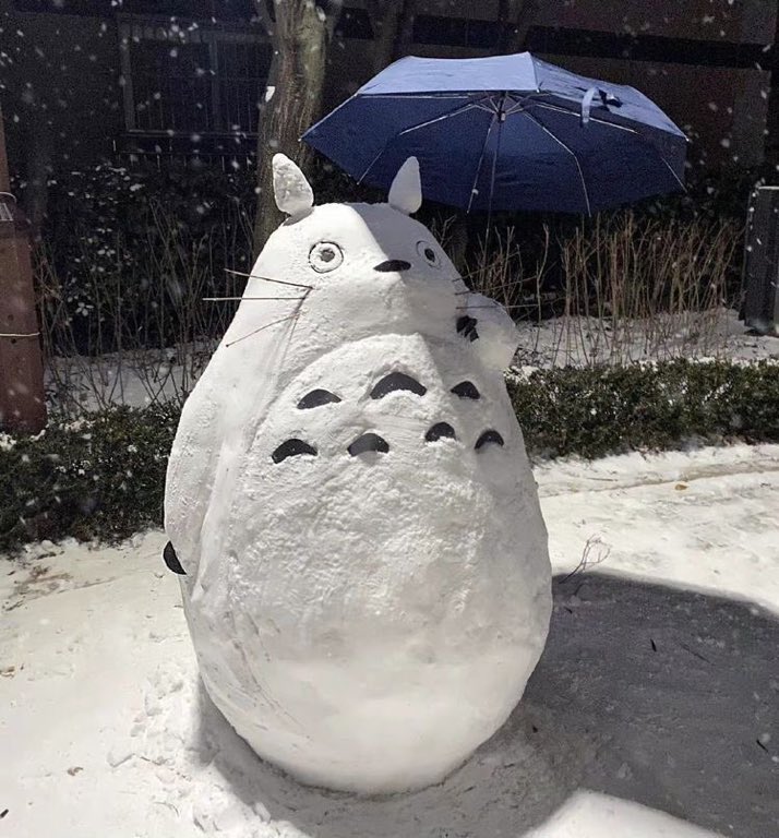 A1P4CA's tweet image. 誰だよ、雪で本気出したやつ